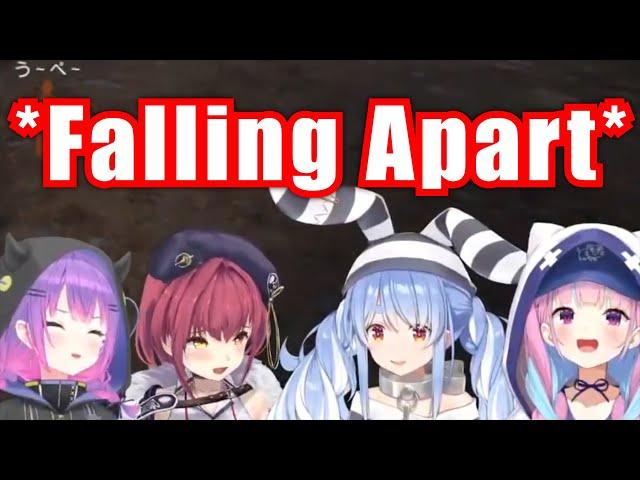 Friendship Slowly Falling Apart Again For Pekora, Aqua, Marine, and Towa 【Hololive/Usada Pekora】