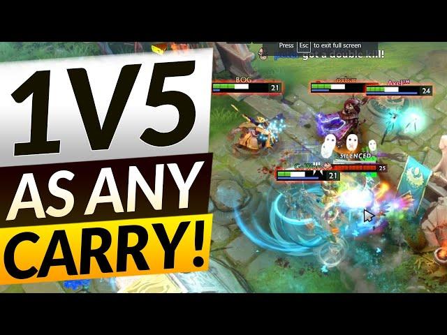 CARRYING at Low MMR is EASY! - Pro Dota 2 Coaching Guide (Laning and Farm Tips)