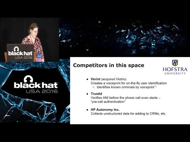 Black Hat USA 2016 Language Properties of Phone Scammers Cyberdefense At the Level of the Human