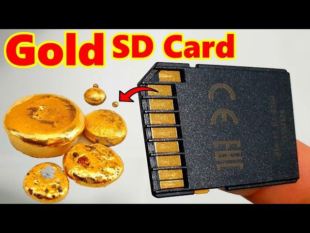 How to Extracting Gold from a MicroSD Card