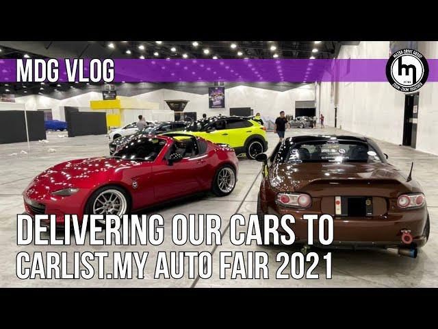 Delivering our cars to Carlist.my AutoFair 2021 | MDG Vlog #carlist #autofair #mazda #setiaalam #vms