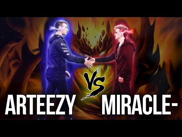 ARTEEZY vs MIRACLE- | 1v1 SOLO MID - DAC DOTA 2 | 9K MMR BATTLE