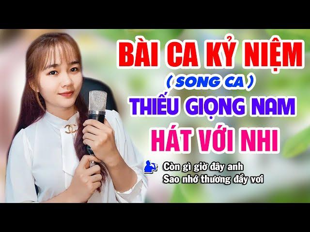 Karaoke Bài Ca Kỷ Niệm ( Song Ca Thiếu Giọng Nam ) hát với Tuyết Nhi Organ