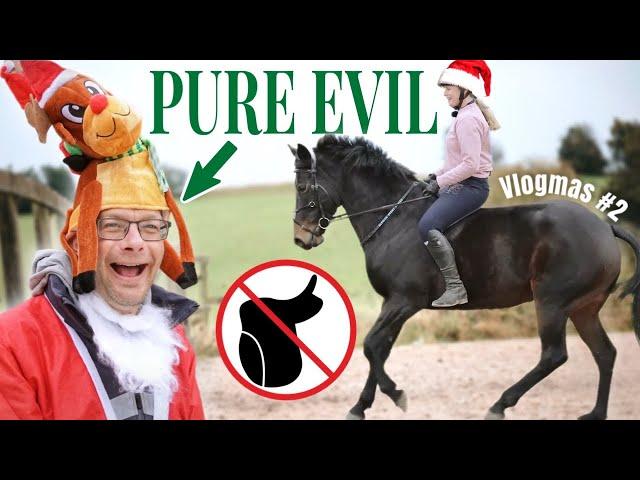 Rich Is A BAD Santa! Bareback Dressage