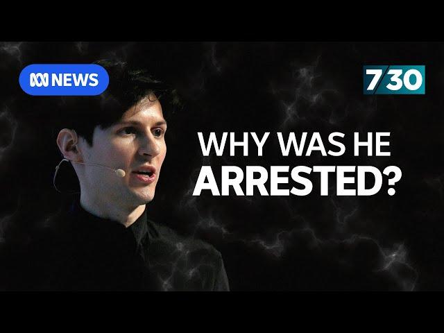 Telegram CEO Pavel Durov faces charges relating to illegal activity on his app | 7.30