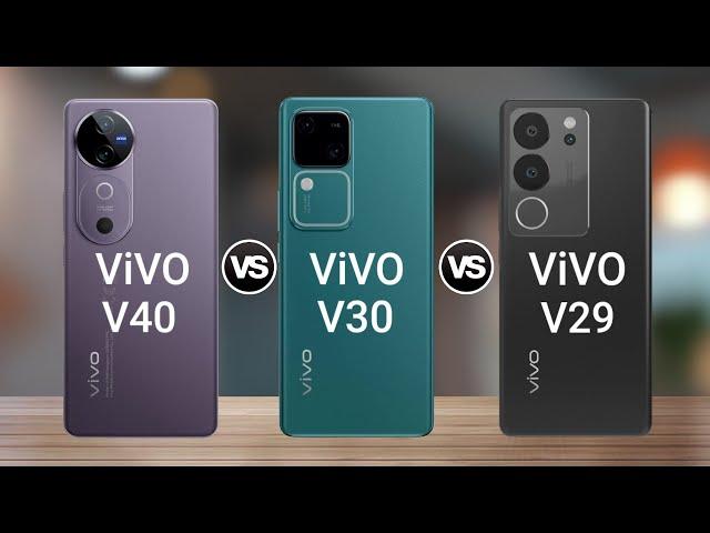 ViVO V40 vs ViVO V30 vs ViVO V29