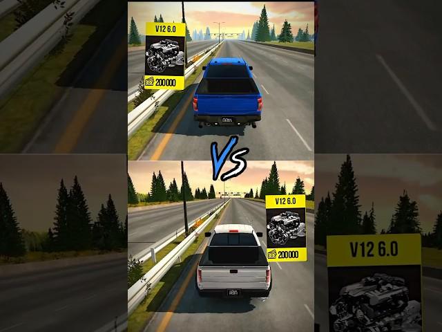 Drag Race New Ford Raptor vs Old Raptor Car Parking Multiplayer #shorts #carparkingmultiplayer