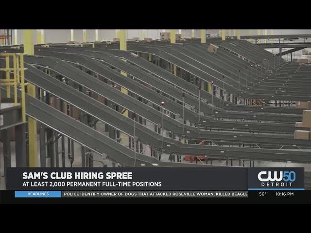 Sam's Club Hiring At Least 2,000 Permanent Full-Time Positions