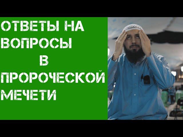 Урок в мечети пророка Мухаммада ﷺ | Али абу Иса Котенев
