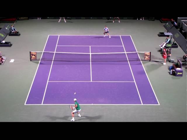 Tomas Berdych vs Robin Soderling HD Hot shot