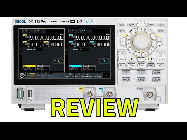 Is the Rigol DG822 Pro the Best Function Generator for Your Money?  | Voltlog #490