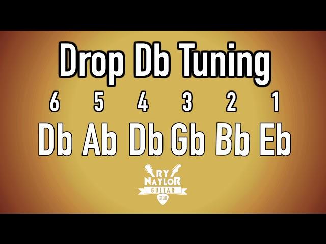 Drop D Flat Guitar Tuning Notes