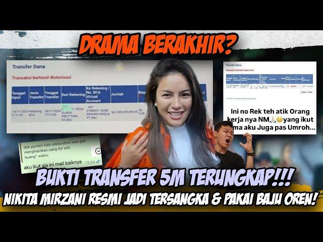 Geger Nikita Mirzani Datang ke Polda & Kenakan Baju Oren, Bukti Transfer Terungkap!