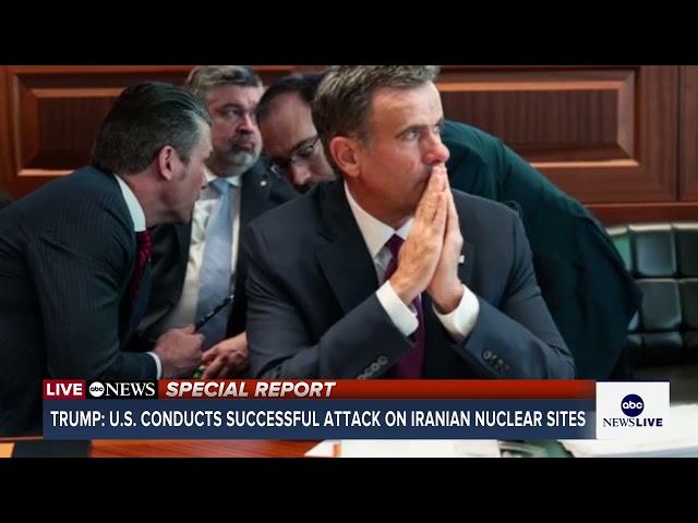 White House releases photos of Pres. Trump inside Situation Room after attack on Iran nuclear sites
