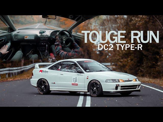 Touge run. | Honda Integra DC2 Type-R JDM| Nightride (4K)