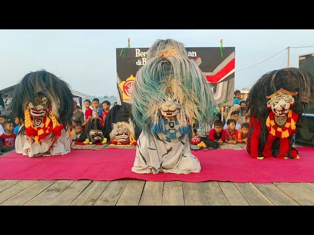 Tari Rampak Barongan Loreng Seto Wijoyo!! Barongan Live Dermaga Pandangan - WONG WORO