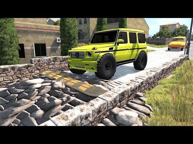 Cars vs Weird Speed Bumps #3 - BeamNG DRIVE