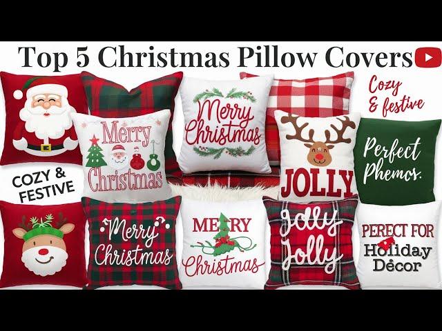 **Best Christmas Pillow Covers: Top Picks for Cozy Holiday Decor!**