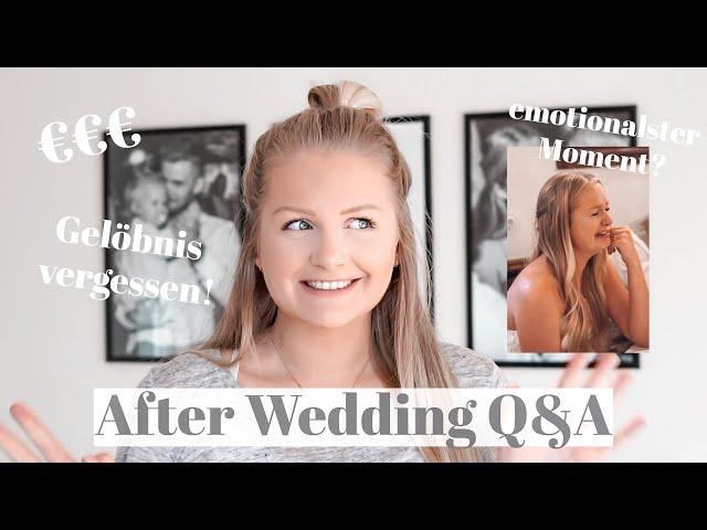 After Wedding Q&A | Probleme, Budget & Tipps | julaavo