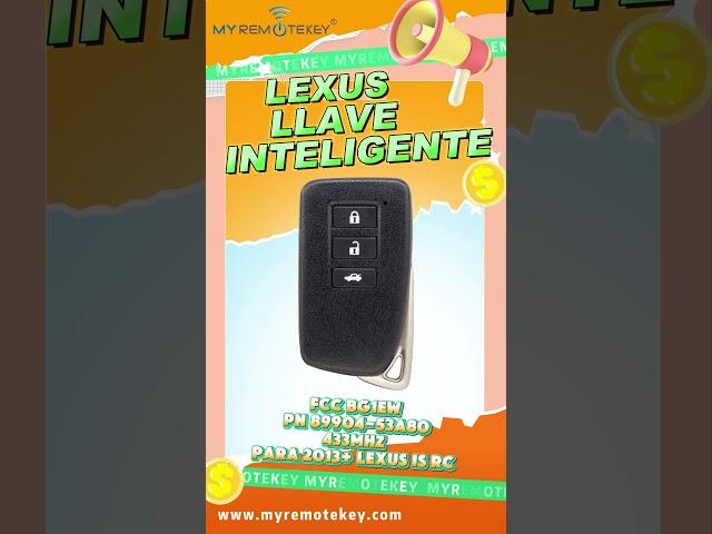 ¿Buscas llaves Lexus? ¡Obtén los mejores precios, envío rápido y programación fácil ahora!
