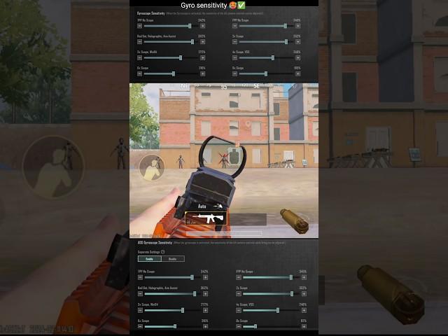  BGMI Scope Setting 2x 3x 4x 6x 8x | New Best Sensitivity Settings | No Recoil Sensitivity  #shorts