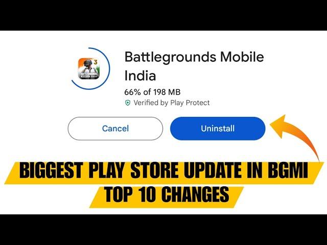 FINALLY  BGMI PLAY STORE NEW UPDATE IS HERE | 198 MB URGENT UPDATE IN BGMI | KYA CHANGE HUA ?