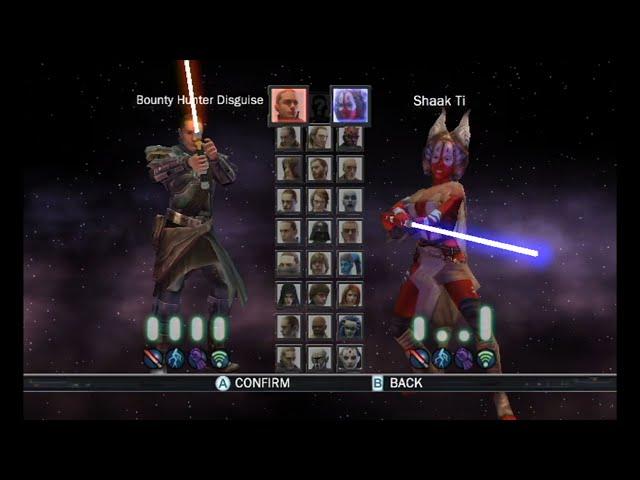 Star Wars: The Force Unleashed Duel Mode Gameplay (Nintendo Wii)