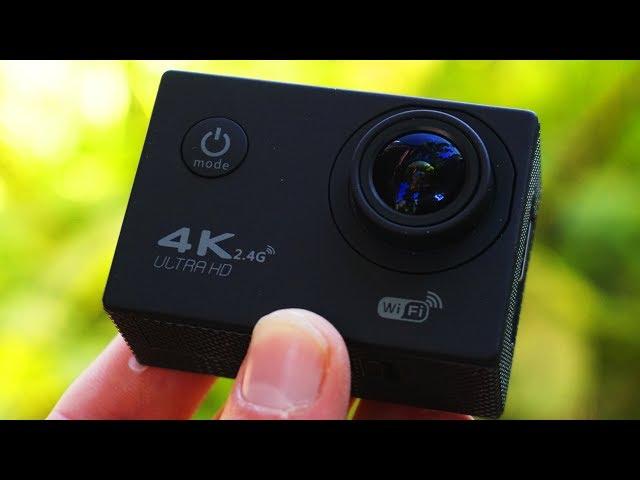 Экшн камера (4К) за 40$ Обзор и тест камеры из Китая!