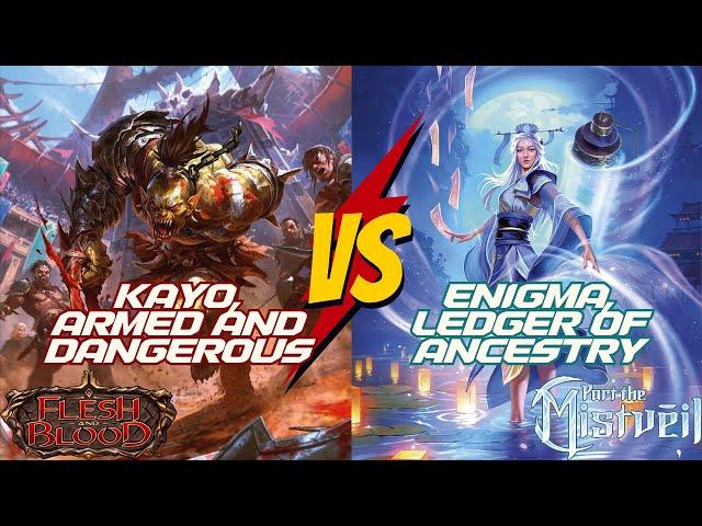 Daily FaB #193 | Kayo vs. Enigma | Flesh and Blood | Part the Mistveil