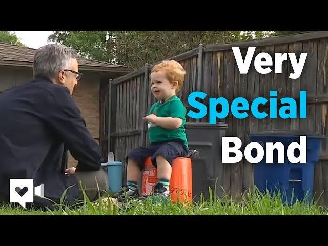 2-year-old and garbage man's special bond is priceless | Humankind