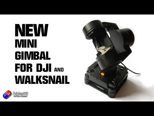 NEW Compact Pan and Tilt 3-Axis G-port Gimbal-for DJI O3/Walksnail Cameras