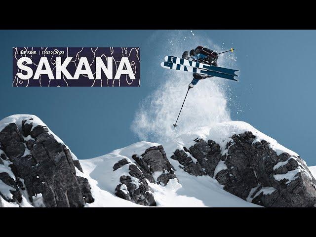 LINE 2022/2023 Sakana Skis - The Versatile All Mountain Ski Like No Other