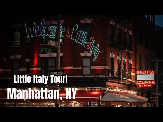 Manhattan's Little Italy walking tour!