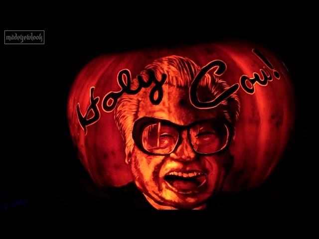 Craziest Pumpkin Display/Carving EVER!