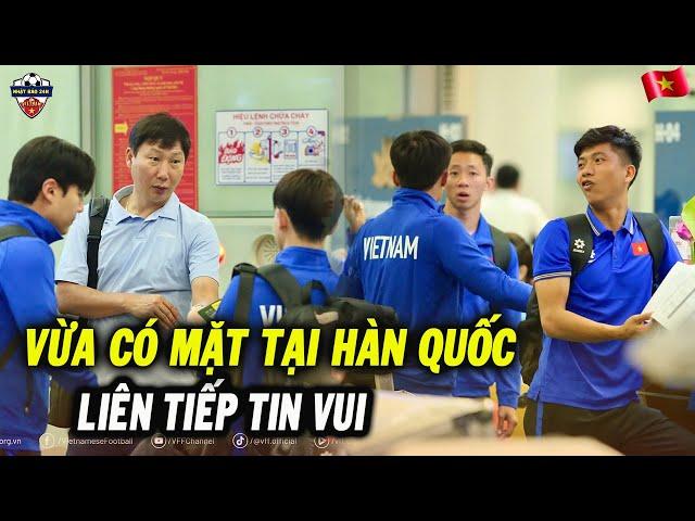 Vừa Có Mặt Tại Hàn Quốc, ĐT Việt Nam Nhận Liên Tiếp Tin Vui, HLV Kim Sang Sik Rạng Rỡ