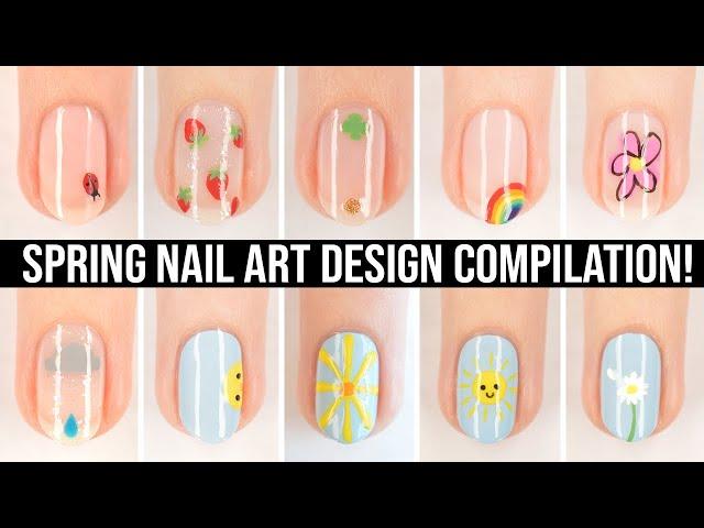 Easy Nail Art 2024  Cute & Fun Spring Nail Art Design Compilation