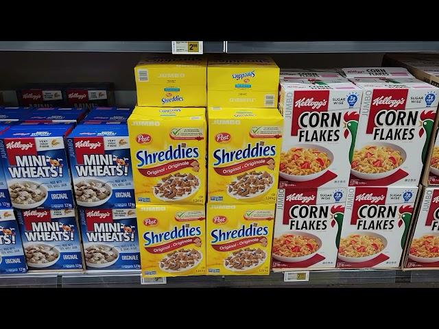 HUGE Cereal Haul | Breakfast Cereals Canada | வித விதமான Cereal | Different Types of Cereal