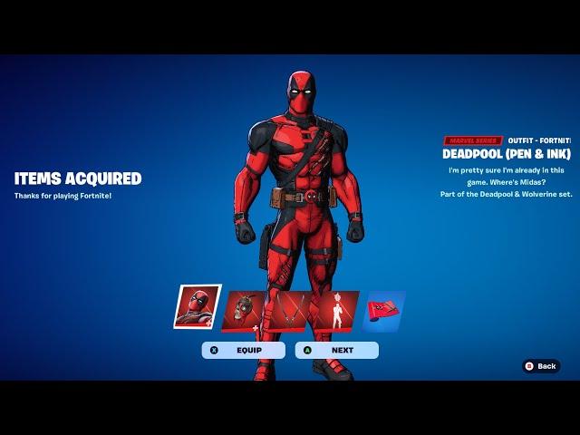 How To Get DeadPool Skin For FREE in Fortnite!