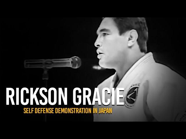 Gracie Jiu Jitsu - Rickson and Royler Gracie Demonstration In Japan