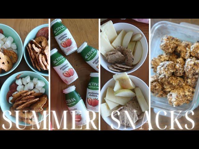 SUMMER SNACKS FOR MY KIDS || SNACK IDEAS