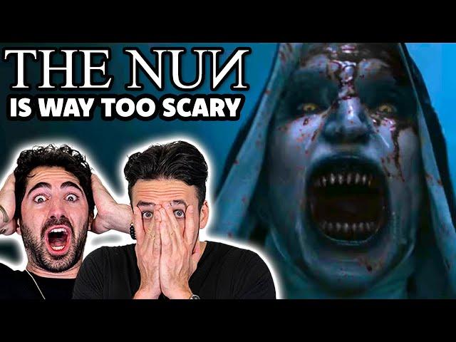 Easily scared man-babies watch *THE NUN*