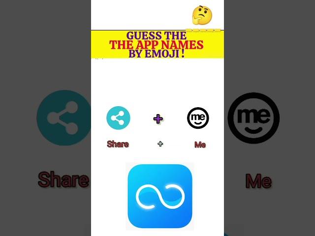 Guess The Aap Name By Emoji । Guess The Word । Puzzle game । #trending #quiz #tiktok #iqtest #puzzle