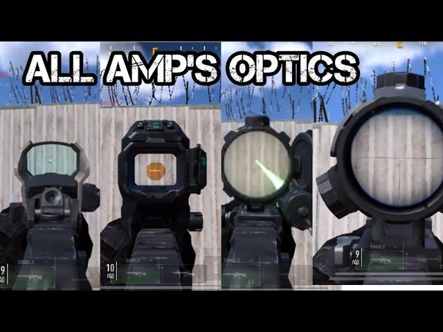 All AfterMarket Parts (AMP'S) Optics Showcase in Warzone Mobile