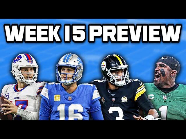 NFL Week 15 Preview