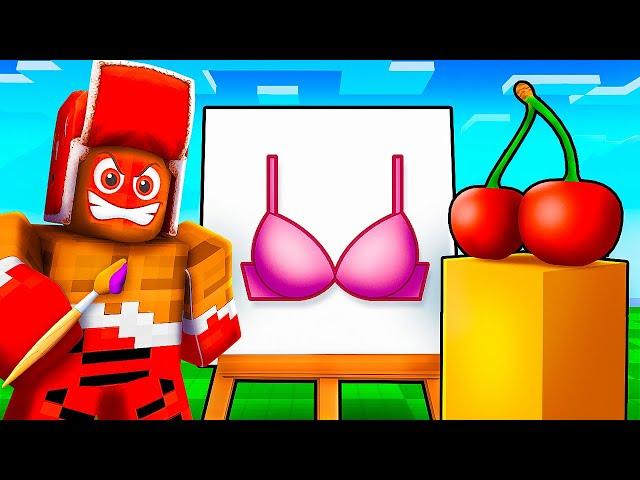 Мой Друг Нарисовал ХУДШУЮ Картину в Роблокс! Roblox