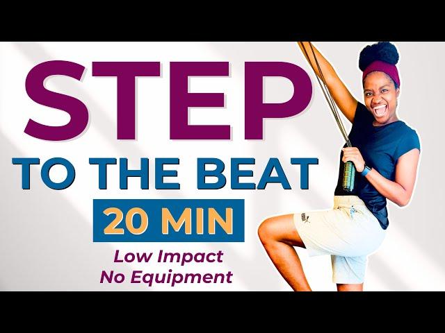 20 MIN STEP TO THE BEAT | DANCE CARDIO WORKOUT | AEROBICS for WEIGHT LOSS | NO JUMPING