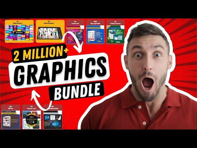 2 Million+ Editable Graphics Design Bundle Low Price 2023 | Life Time Access