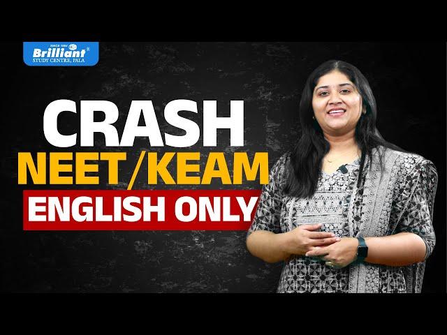 The Best NEET & KEAM English Only Crash Course 2025 – Your Success Starts Here!