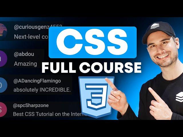 CSS Full Course Tutorial for Beginners - Learn EVERYTHING You Need to Know in Detail 