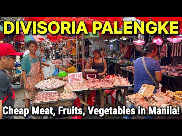 DIVISORIA MANILA WET MARKET - Palengke Tour 2023 | Fresh Food Market in Manila, Philippines